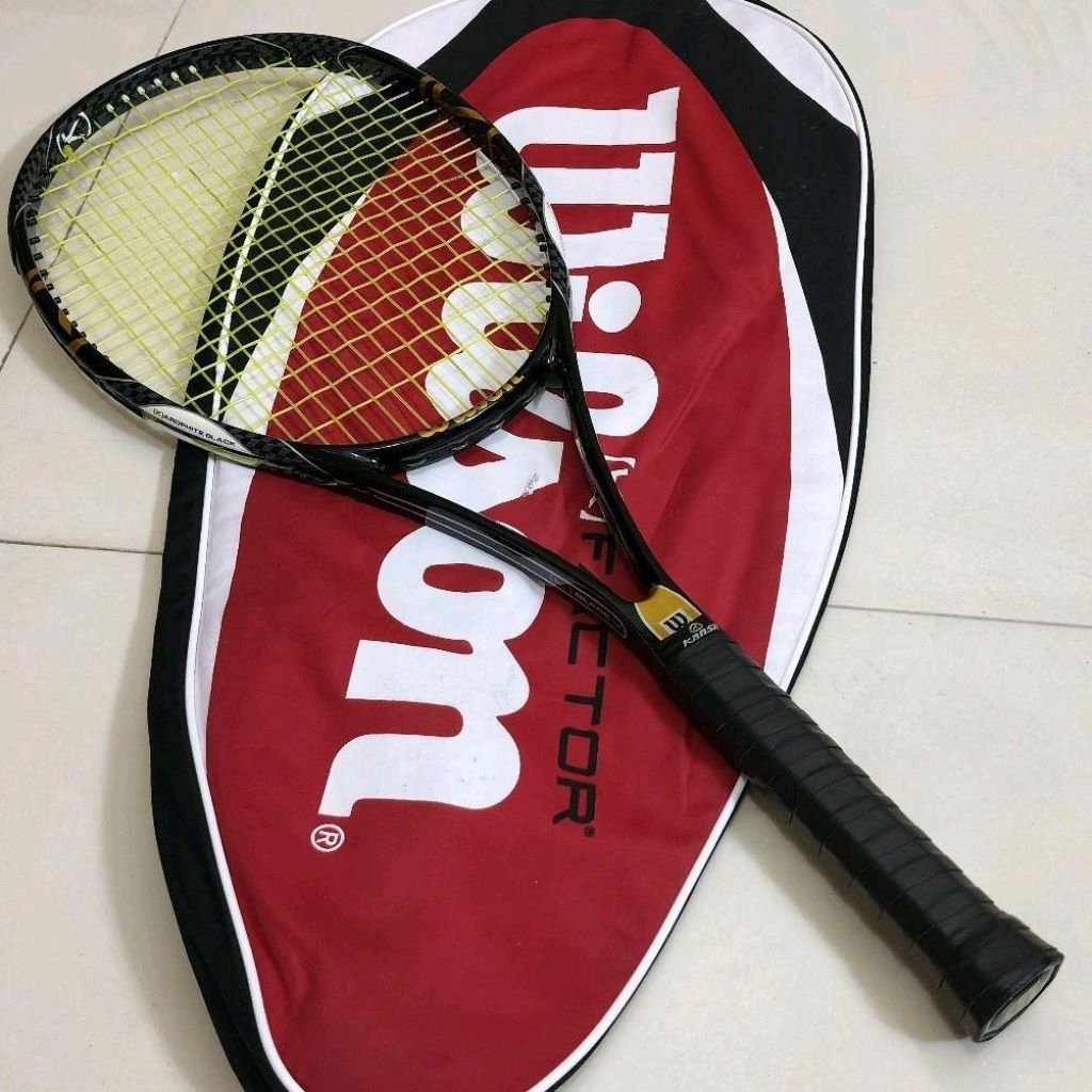 Raket Tenis Bekas Wilson K Blade 98 Original Mulus Ada Tas Siap Pakai