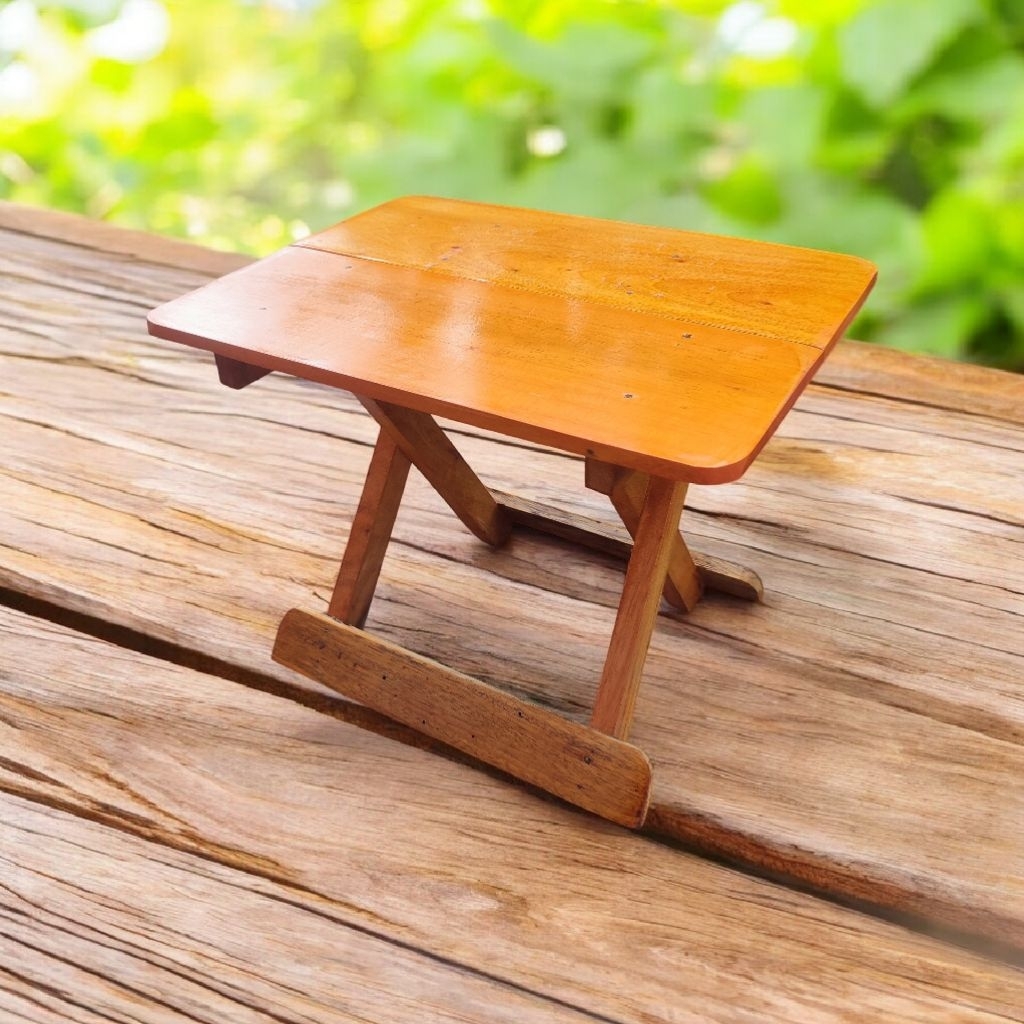 meja lipat al qur'an meja belajar rekal kayu meja laptop rehal al qur'an meja ngaji anak