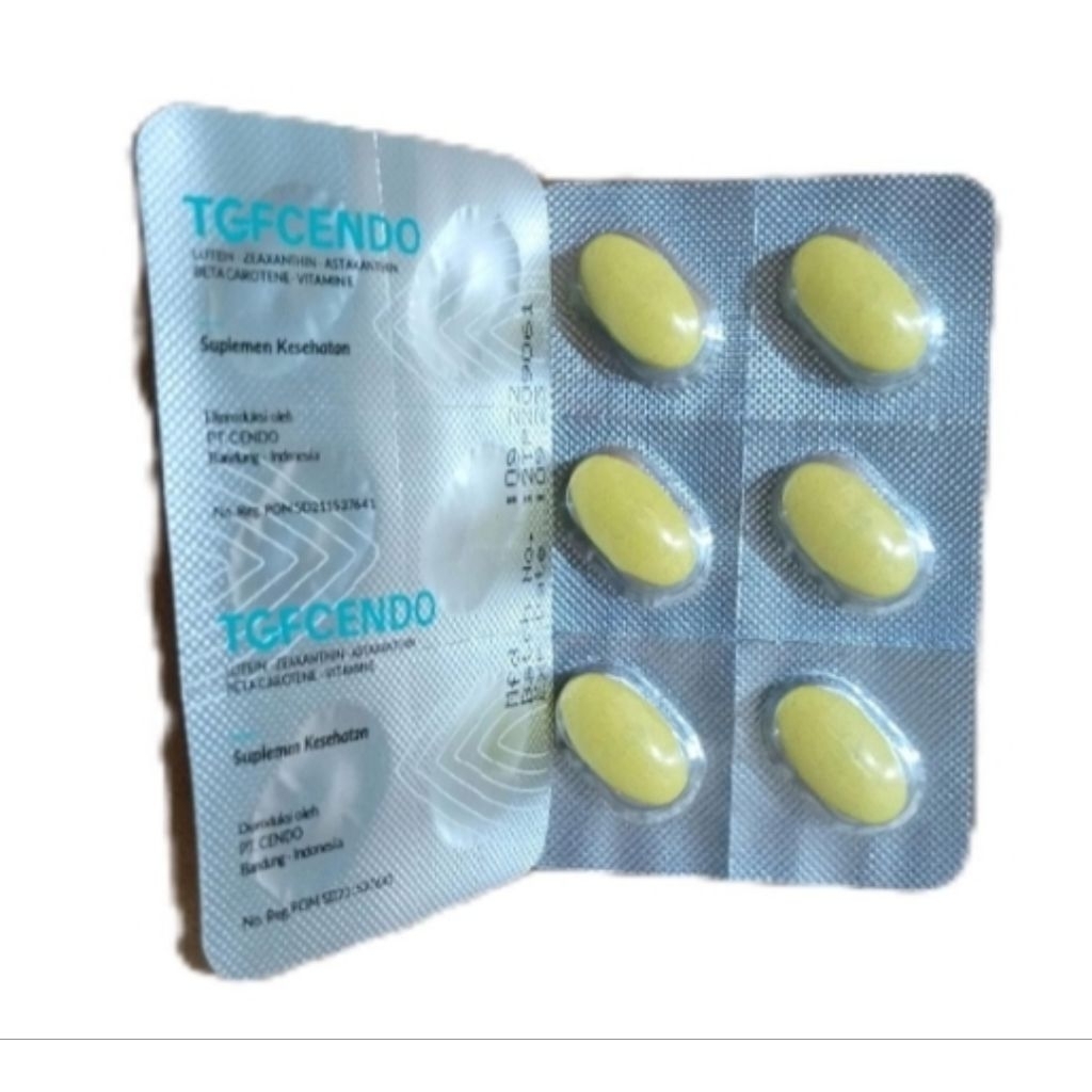 Tgf cendo ORIGINAL strip 6 tablet VITAMIN MATA
