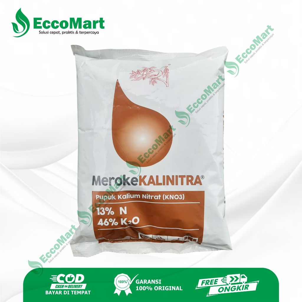 Meroke KALINITRA 1 kg - Pupuk Kalium Nitrat - KNO3 Putih