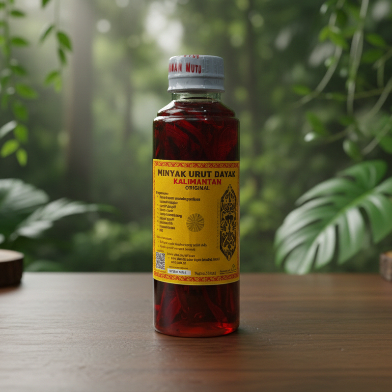 Asli Minyak Dayak Urut Kalimantan /Minyak Urut Dayak 250 Gram Cocok Keseleo Dan Patah Tulang