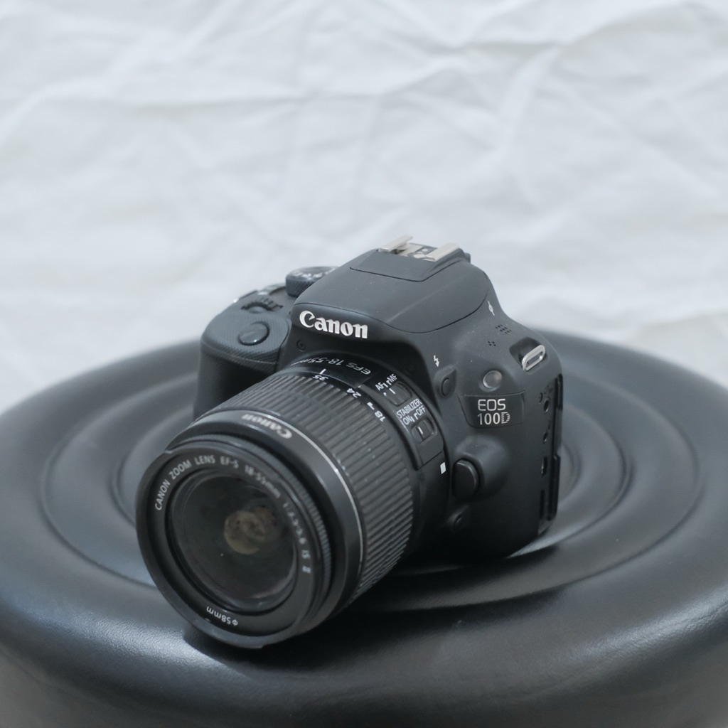 kamera dslr canon 100d kit 18-55mm is second bergaransi