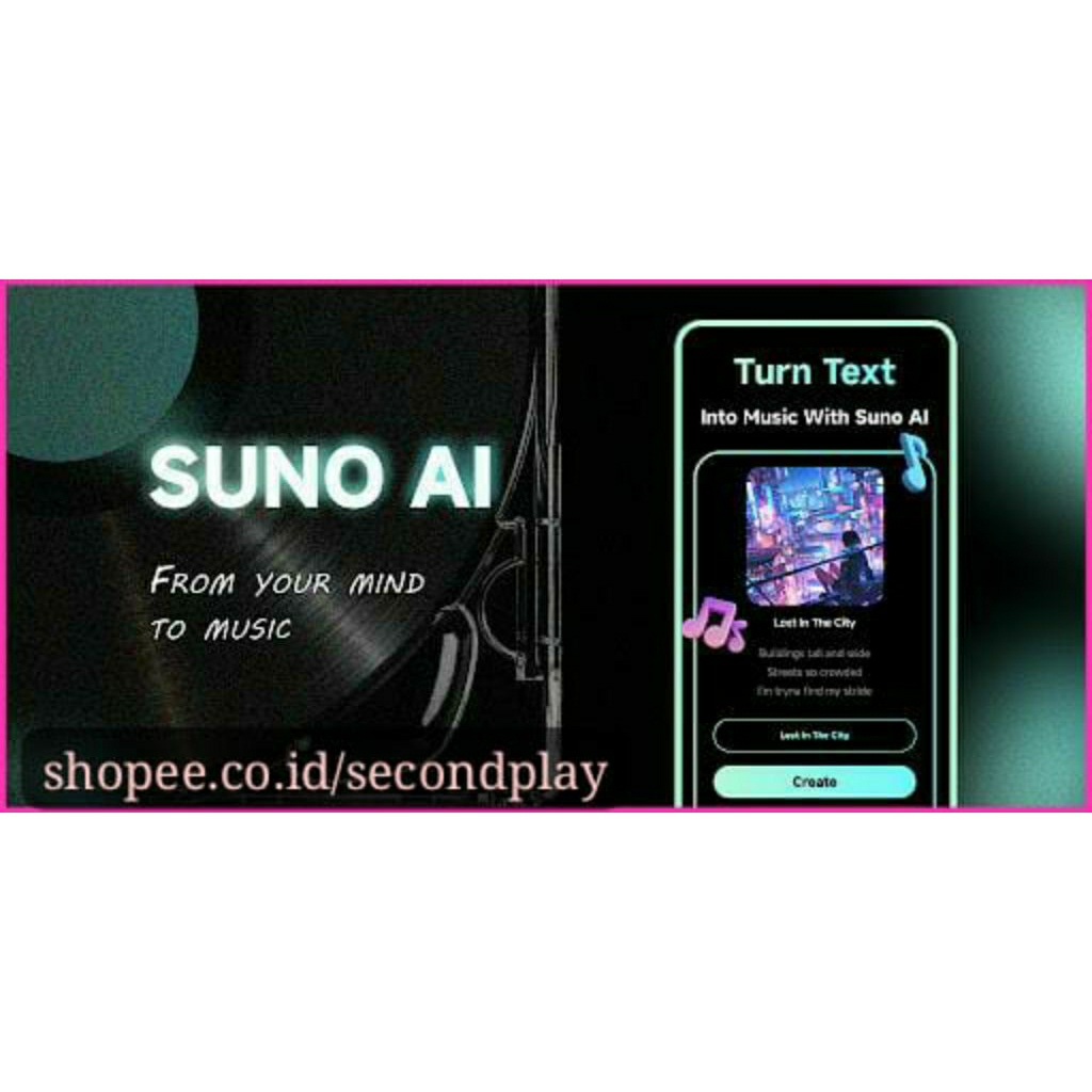 SUNO AI PREMIUM 1 MONTH