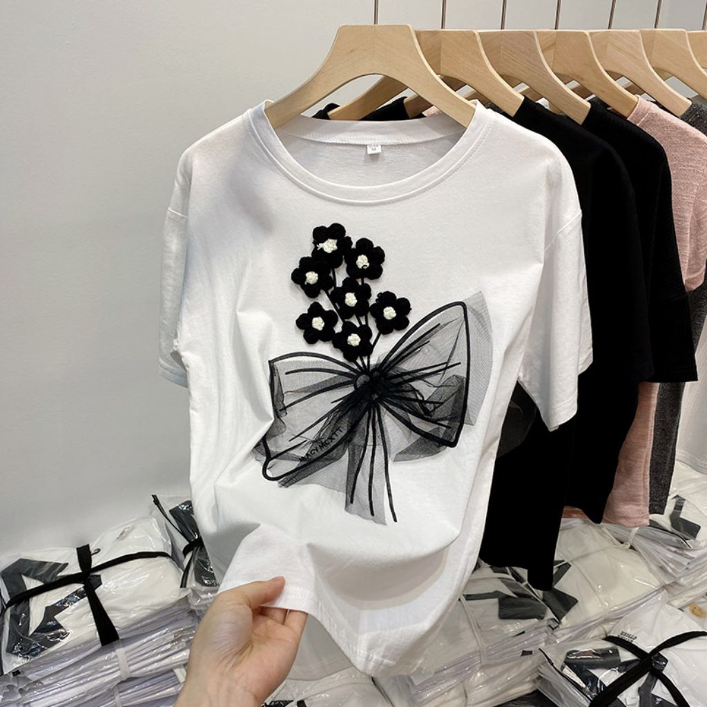 baju kaos motif bunga