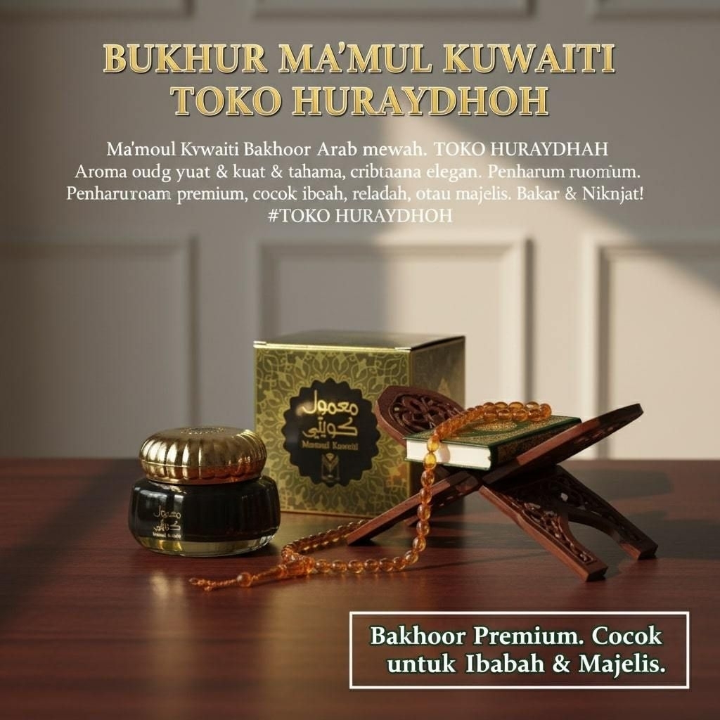 Bukhur Mamoul Kuwaiti Almas Original Import UAE