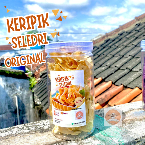 Keripik Seledri Bawang Renyah Gurih Kemasan Toples