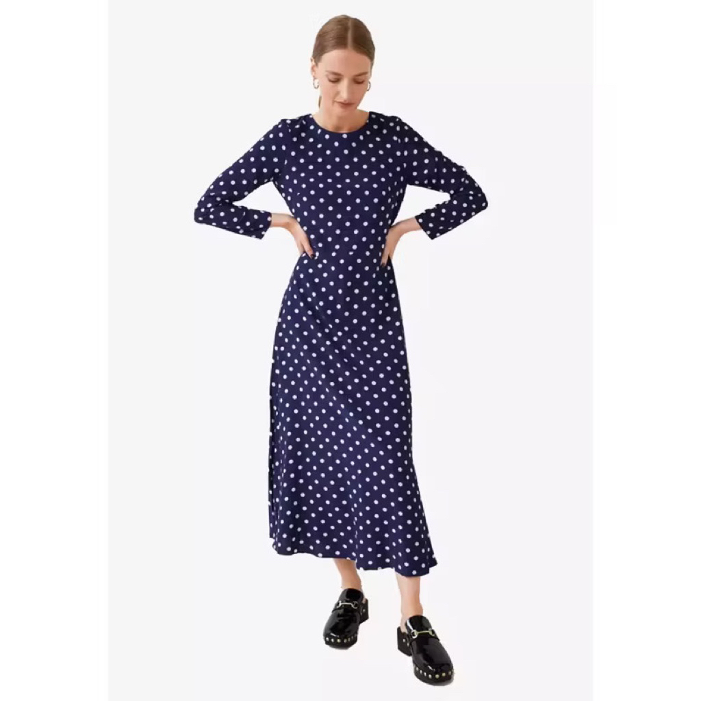 L380 - Polkadot Backless Dress Other stories