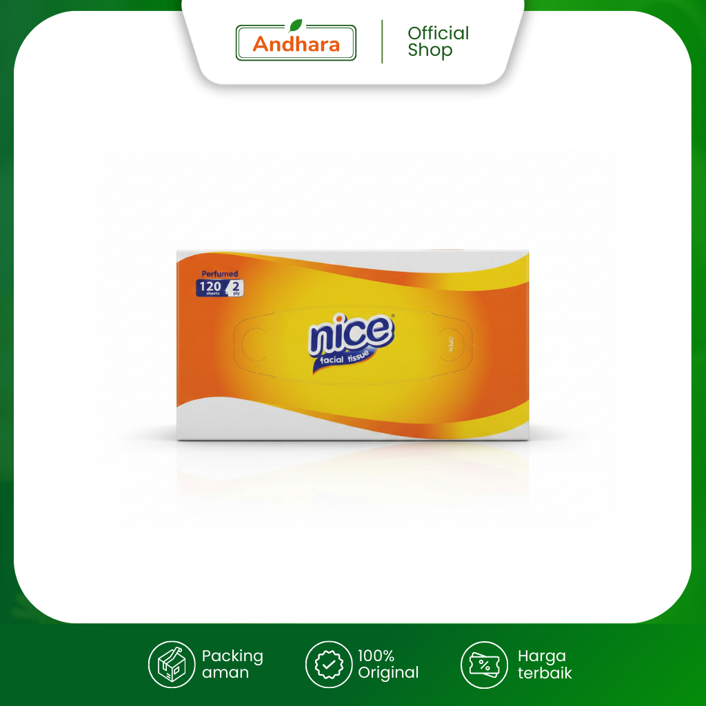 Tissue NICE Kemasan BOX 120 Sheets 2Ply - Tisu Wajah