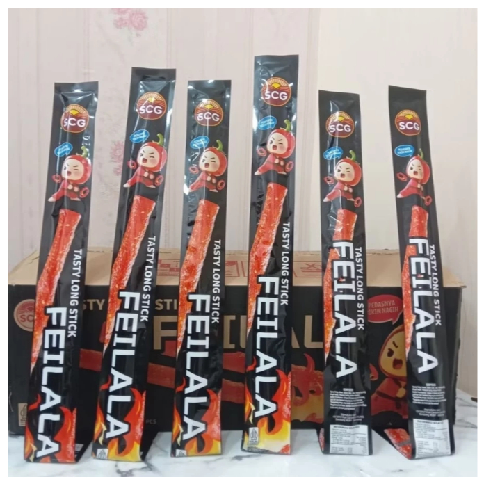 FEILALA LONG STICK LATIAO PEDAS MANIS DUS ISI 6 PACK X 20 PCS