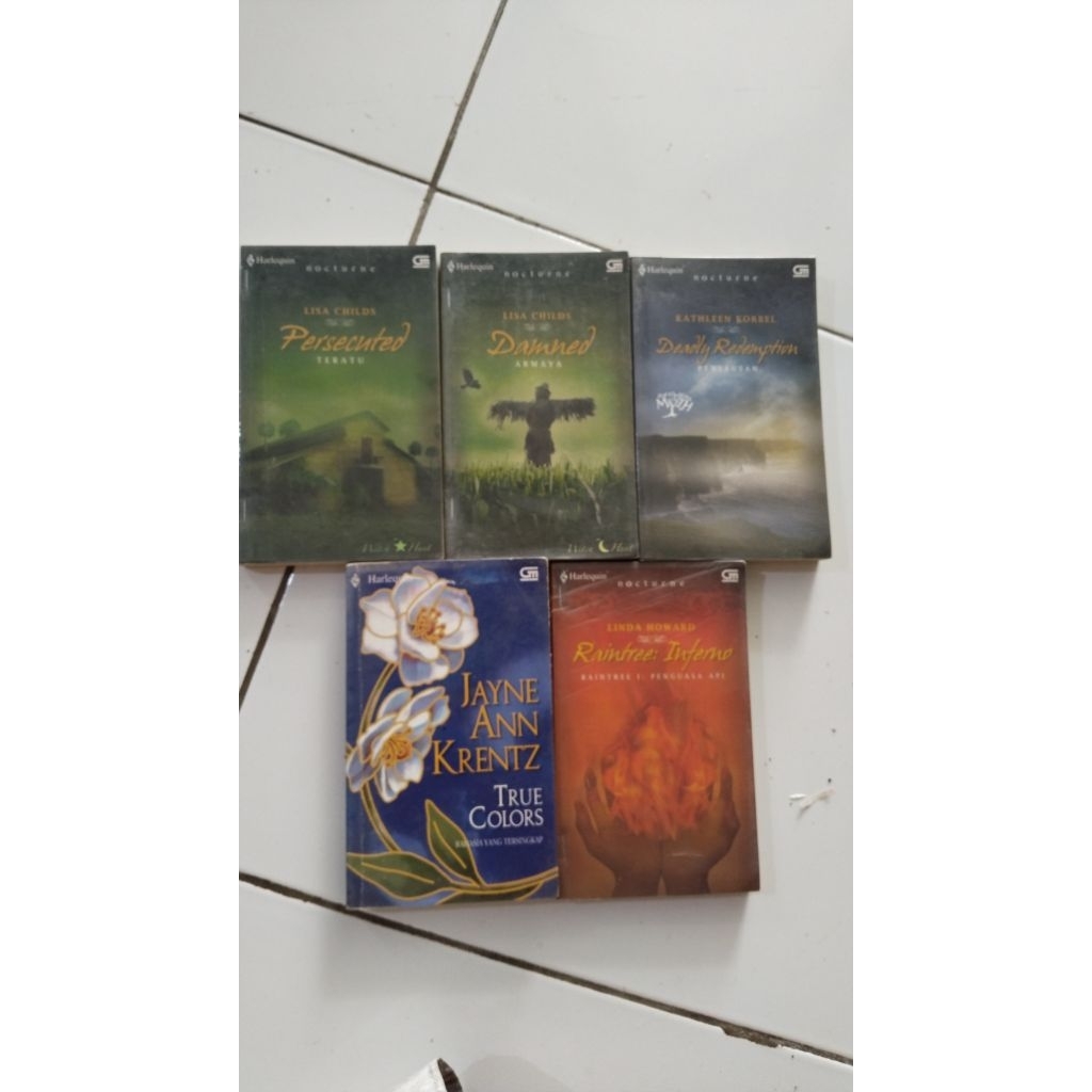 5 buku harlequin kolpri