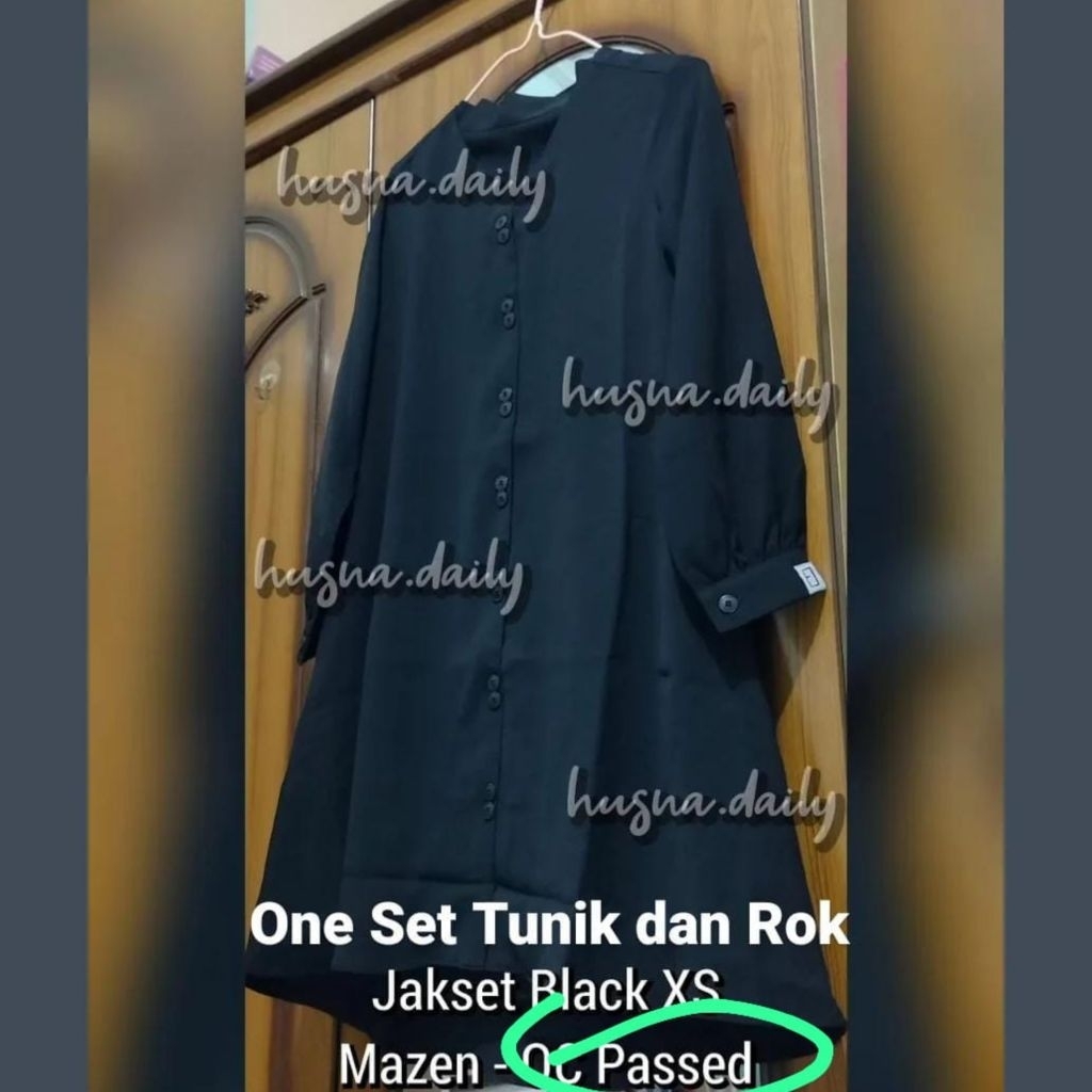 ELMADINA ABAYA | JAKSET BLACK MAZEN XS NWT QC PASSED | NO PAYLATER NO CREDIT CARD