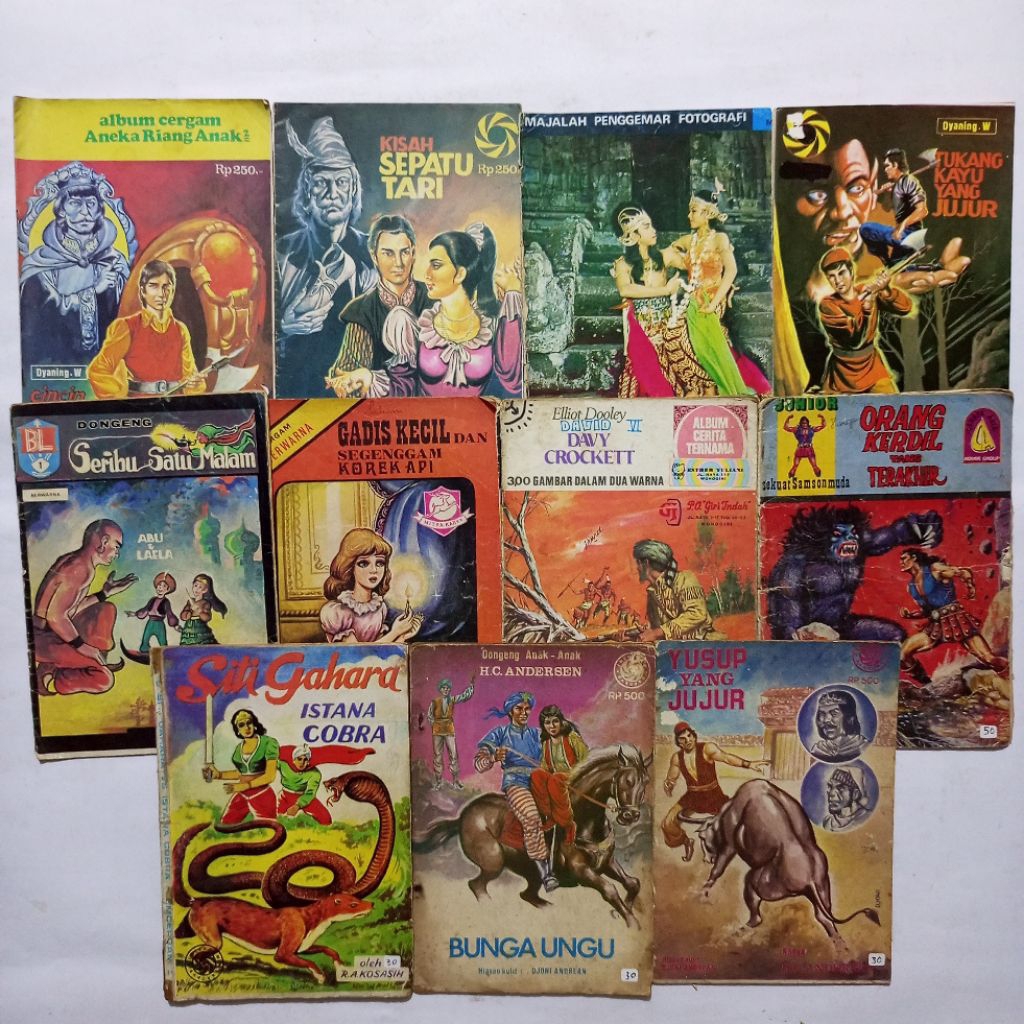 KUMPULAN BUKU CERITA ANAK BERGAMBAR EDISI VINTAGE || BUKU KOLEKSI KISAH-KISAH TELADAN UNTUK ANAK-ANA