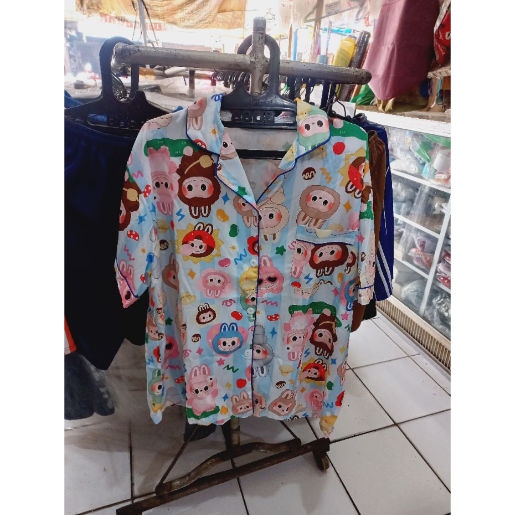 Baju tidur jumbo import bangkok/ piyama wanita dewasa, Labubu