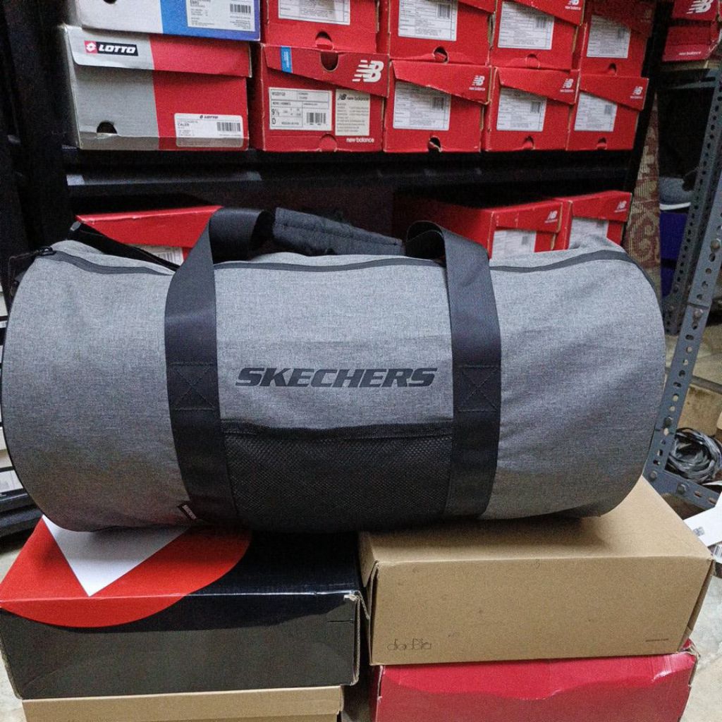 Tas Olahraga/Gym bag Skechers Duffle Gys Grey Original Sport Station