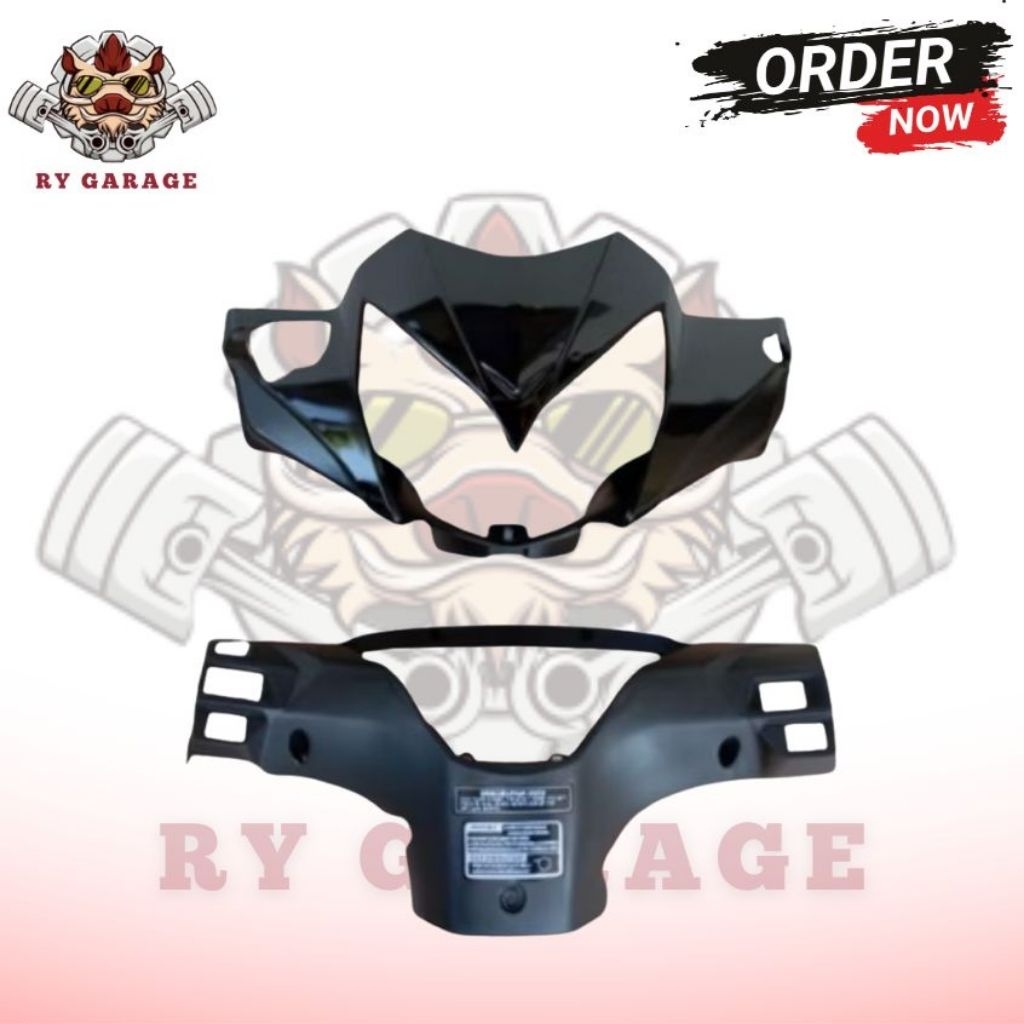 Batok Kepala Supra X 125 Batman | Body Depan Lampu Supra X125 Custom Betmen
