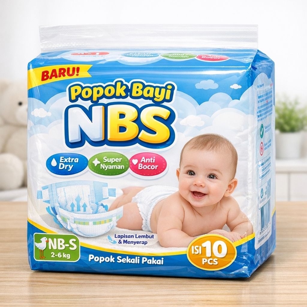 Popok Bayi Celana ISI 10 Pcs Sweety Huggies | NBS M L XL Repack Original