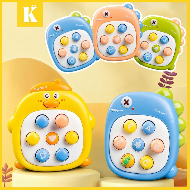 Keeppley  Quick Push Toys Pop It Game Mini Pop Push Game Kartun Gantungan Game