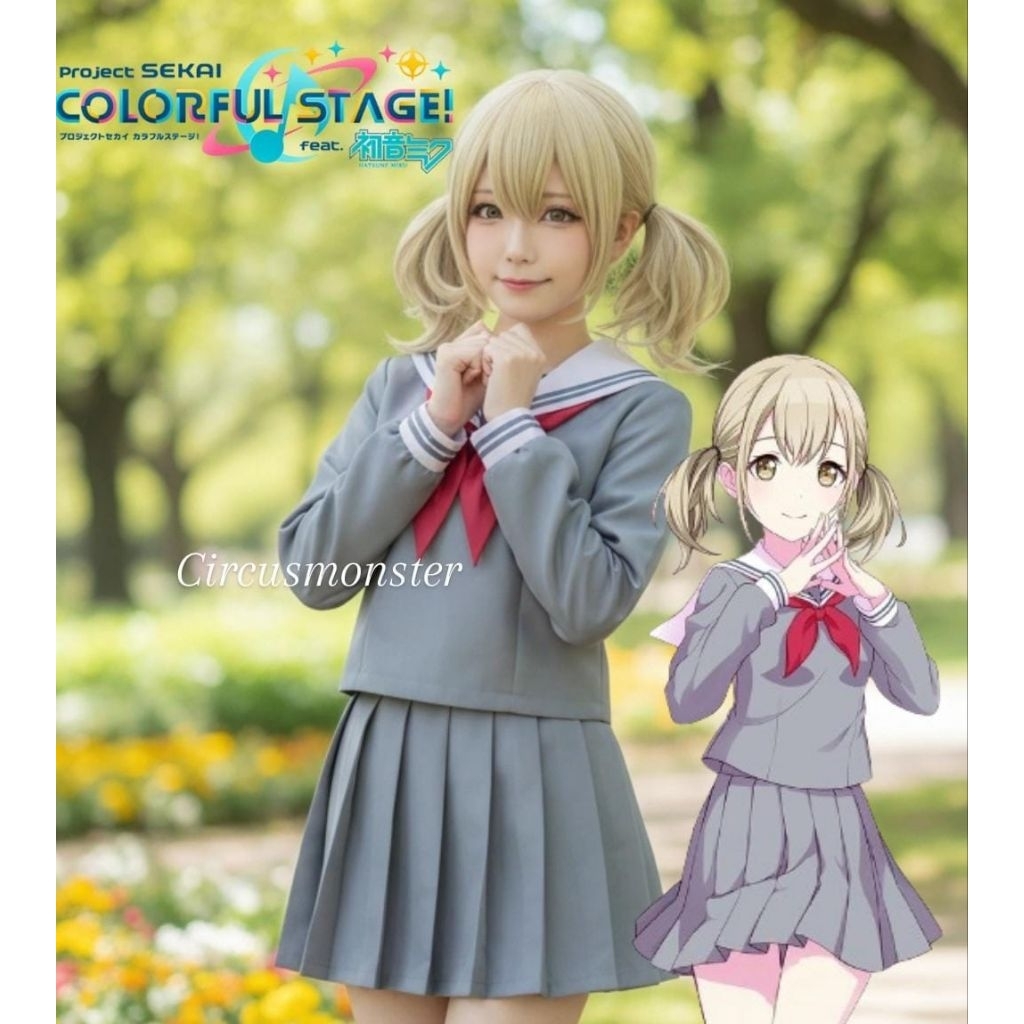 FULLSET COSPLAY Azusawa Kohane Project sekai seifuku DENGAN WIG