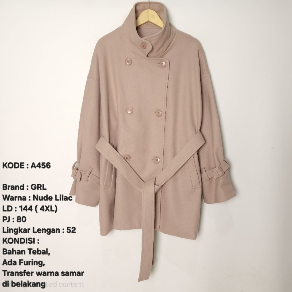 Coat, Long Coat  Musim Dingin Jumbo Big Size Preloved 40