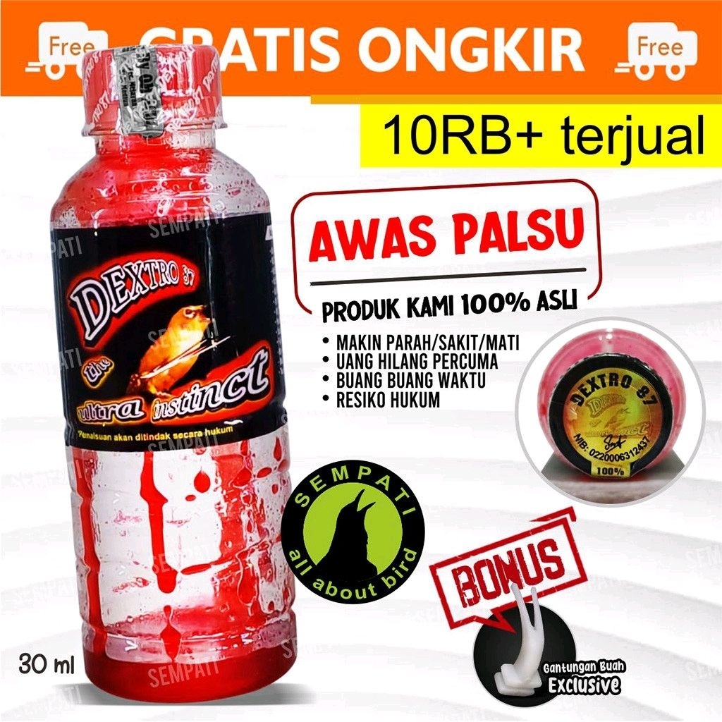 DEXTRO 87 MULTIVITAMIN MINUMAN PLECI DEXTRO 87 THE ULTRA INSTINC VITAMIN PENGGACOR PLECI