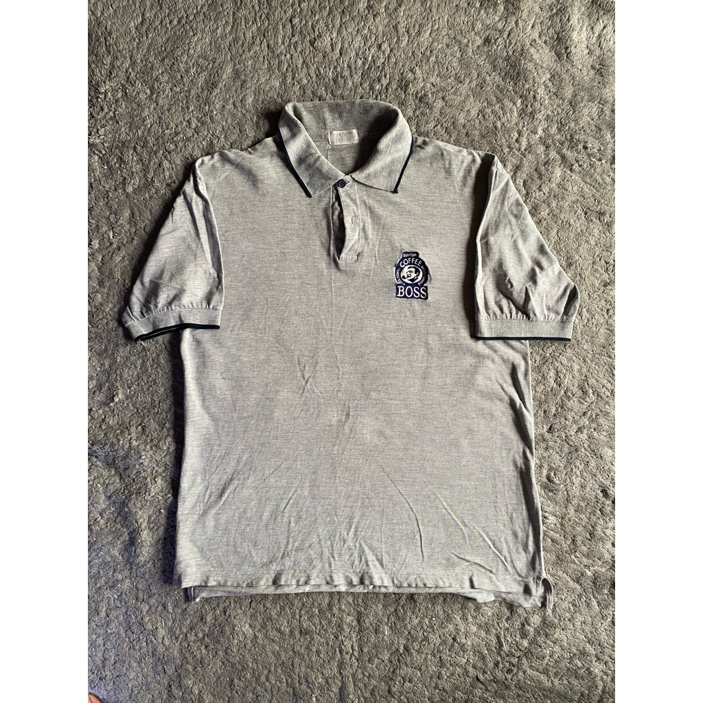 Polo Shirt Rugby Shirt Suntory Boss Coffee