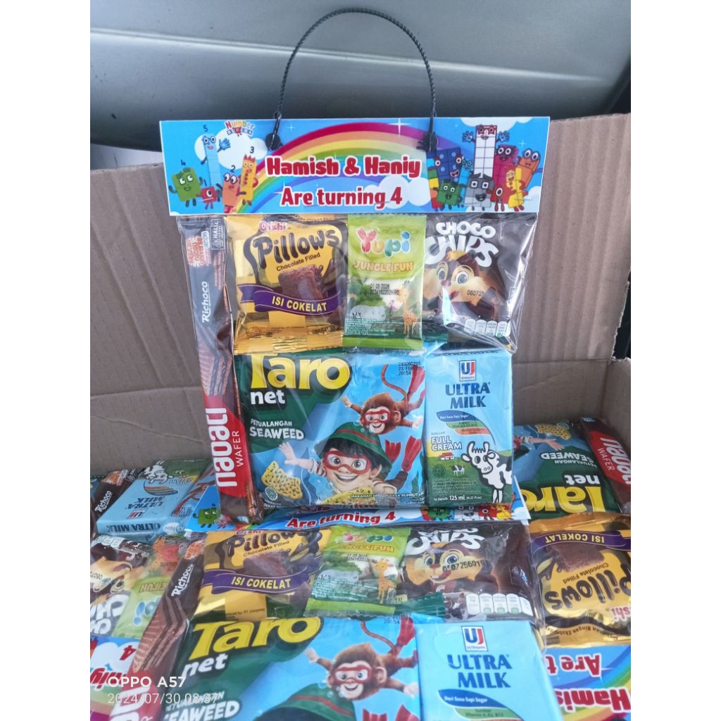 Snack ulang tahun anak // Snack ulang tahun // Snack ultah // souvenir Snack ulang tahun // souvenir
