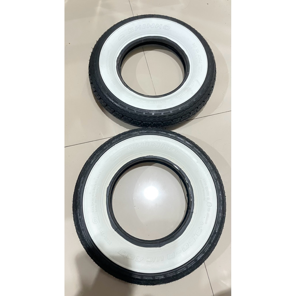 Ban Motor Vespa Classic Ring 8 Shinko SR550 WW 3.50-8 Non Tubeless / Tubetype Vespa VBB VNB Super