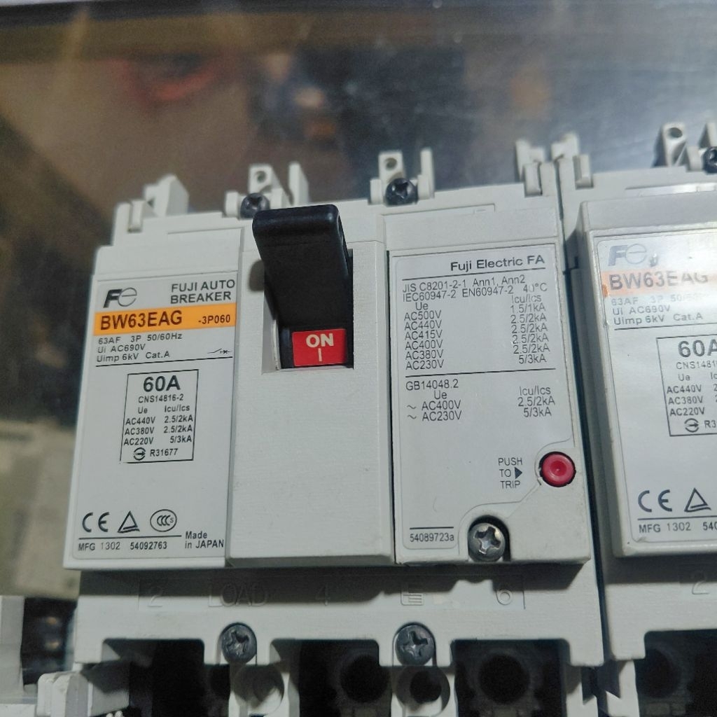 Mccb Nfb Breaker Fuji 10 Ampere 60 Ampere/Breaker Fuji 10 a 60 a Made In Japan