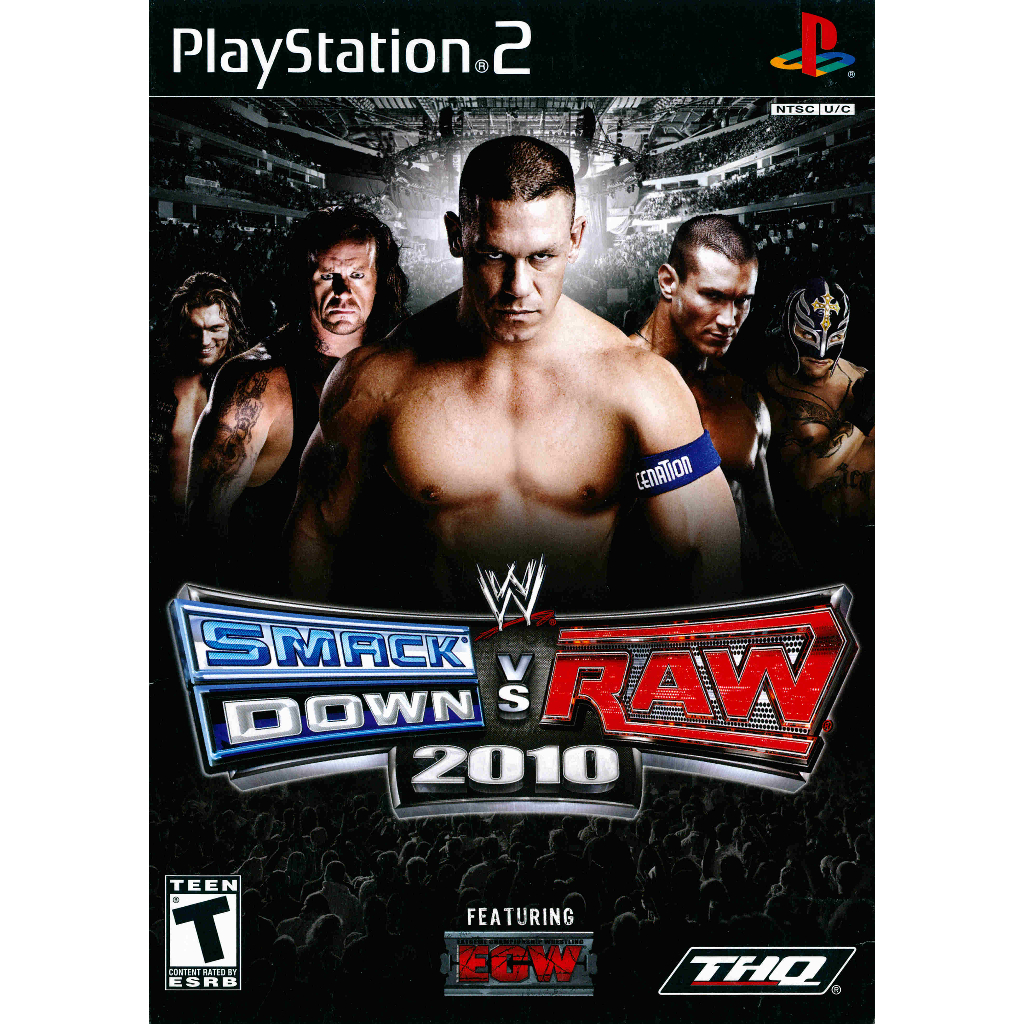 KASET PS2 WWE SMACKDOWN VS RAW 2010