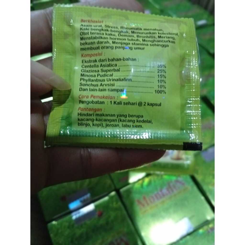 Tolak Angin isi Kapsul 10 sachet MontalinTeng Herbal mambantu mengatasi masuk angin