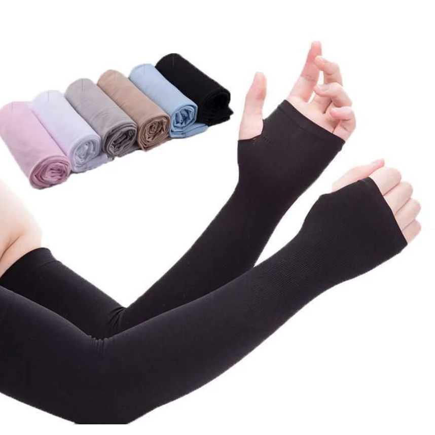 Manset Tangan Handsock Olahraga Tennis manset stocking lengan polos pria wanita