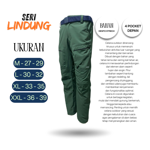 Celana Gunung Celana Panjang Pria Outdoor QuickDry Celana Outdoor Camping Pria Wanita