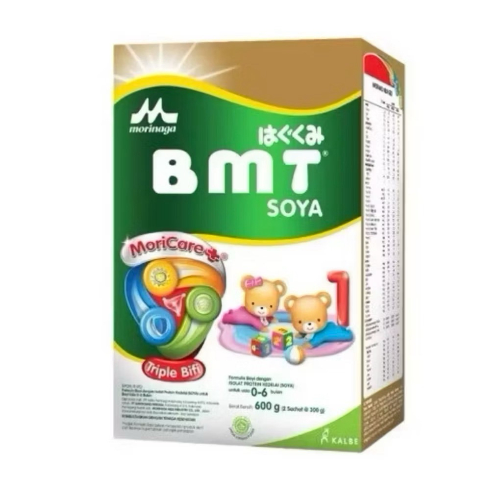 Morinaga BMT Soya 150g 600g ~ Susu Formula Untuk Bayi Usia 0-6 Bulan dengan Alergi Susu Sapi
