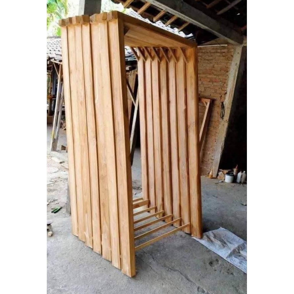 kusen pintu kayu jati