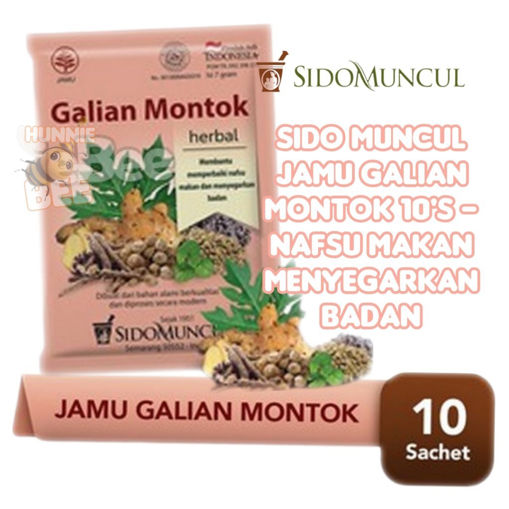 Sido Muncul Jamu Galian Montok 10's - Nafsu Makan Menyegarkan Badan