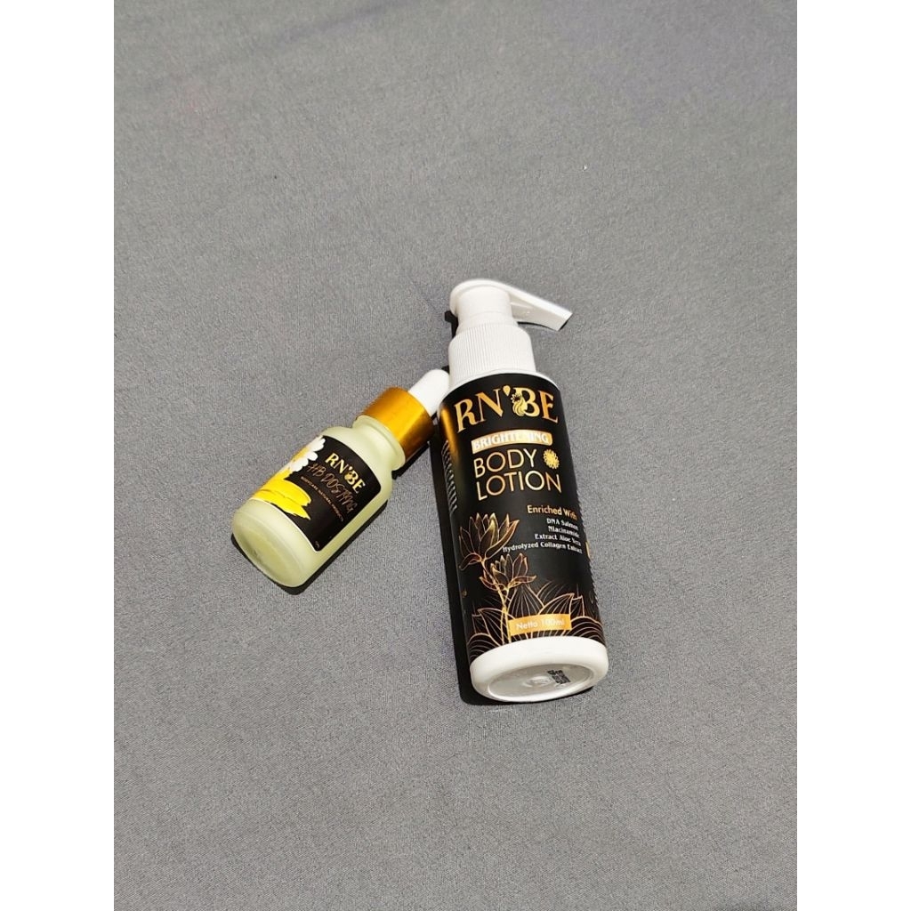 RN'BE lotion badan + Boster /paket 1 minggu putih