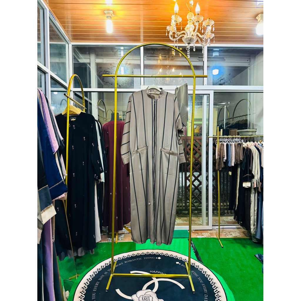 Abaya ori saudi (motif salur)