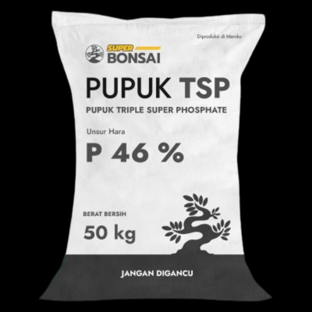 PUPUK TSP46 Maroko Super Bonsai 50kg-mengandung 46% fosfat