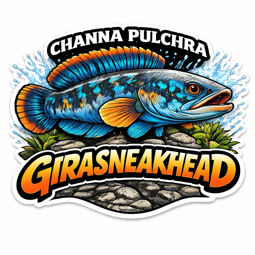 Stiker Channa Pulchra