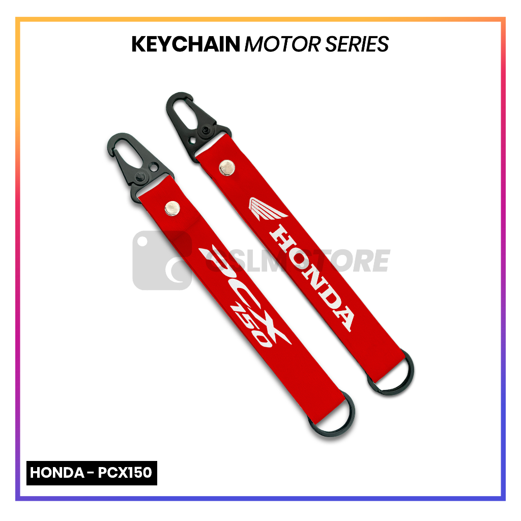 KEYCHAIN GANTUNGAN KUNCI HONDA PCX GANTUNGAN KUNCI MOTOR DENGAN HOOK PREMIUM
