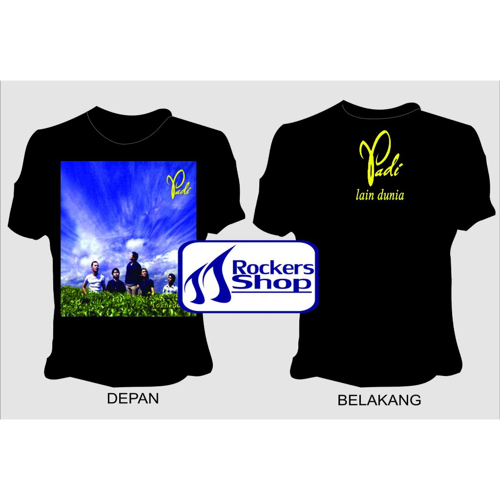 KAOS PADI ALBUM LAIN DUNIA SINGLE HITS BEGITU INDAH SOBAT MAHADEWI SUDAHLAH FADLI PIYU YOYO ARI RIND