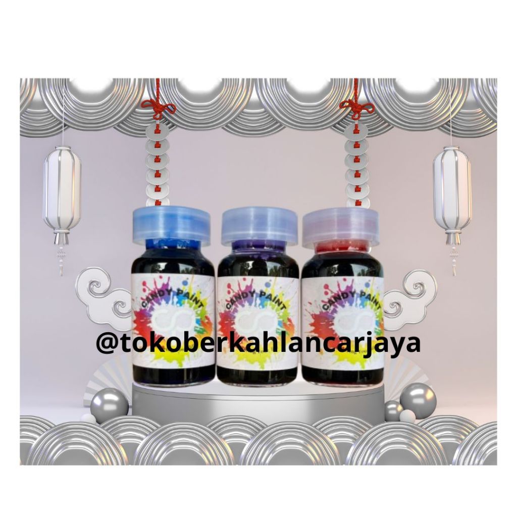 (OLES) 12.5 ML CAT CANDY PAINT CAT OLES CAT PEWARNA LOGAM OLES CAT CAT VELG MOTOR