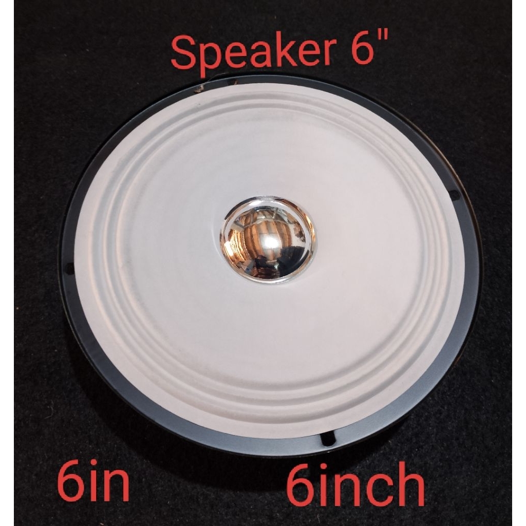 Speaker 6in 6" 6inch putih midel