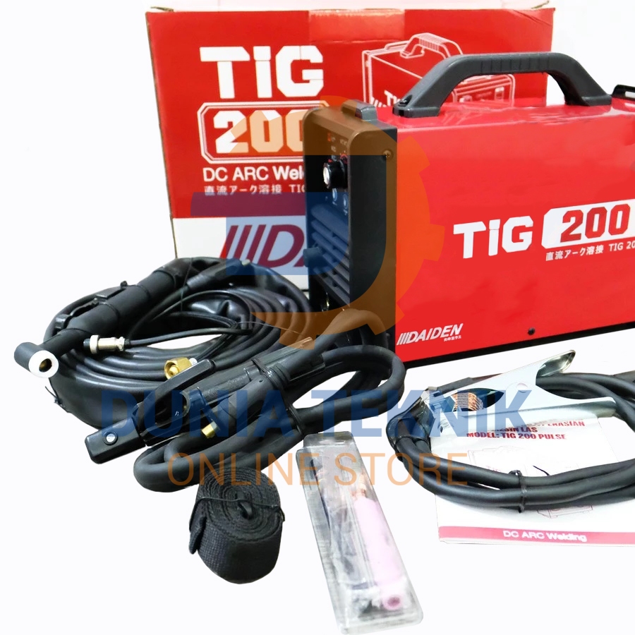 DAIDEN TIG 200 PULSE Mesin Las Listrik Argon Stainless Alumunium