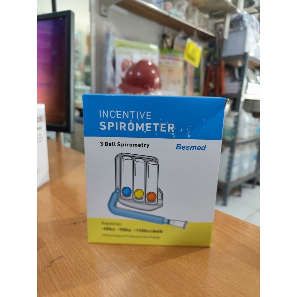 ONEMED Incentive 3 Ball Spirometer – Spirometer 3 Bola Besmed
