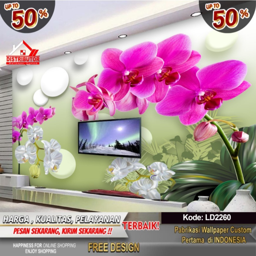 Wallpaper Dinding Custom 3D Mural | Wallpaper Mural | Wallpaper Dinding | Wallsticker | Wallpaper Ka