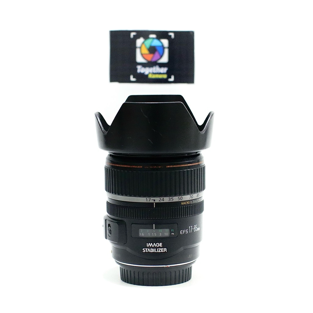 lensa sapu jagat canon 17-85mm usm is second bergaransi