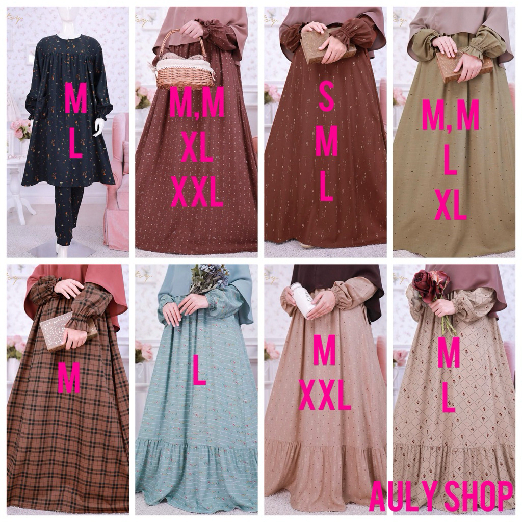 Ditsy Nightgown M - L