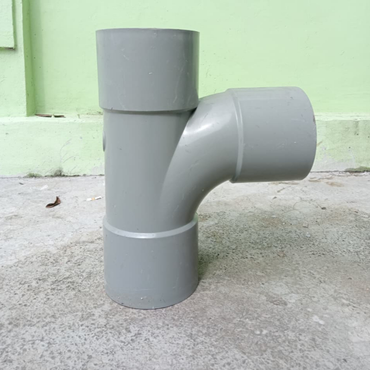 Large Radius Tee PVC 6'' AW CM / Tee Way PVC 6'' AW CM / Large Radius Tee PVC (150mm) AW CM