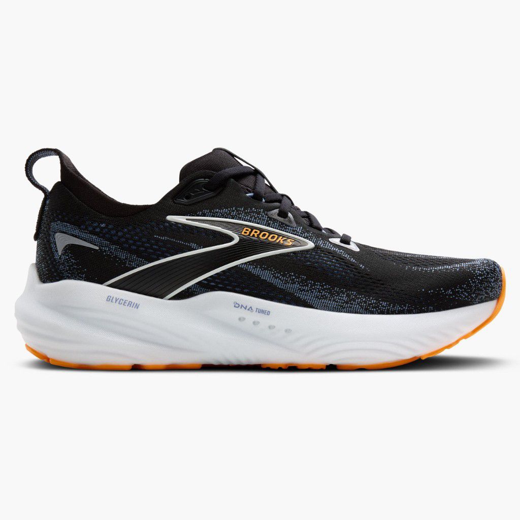 SEPATU RUNNING BROOKS GLYCERIN 22 BLACK ORANGE ORIGINAL